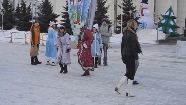 1 часть .31 12 10. Новый год . г.Саранск Дед Мороз и снегурочка . Оригинал. #53