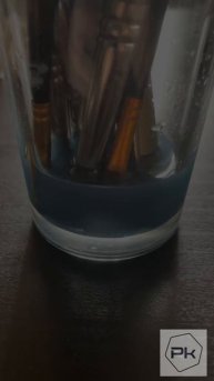 Как отмыть кисти?