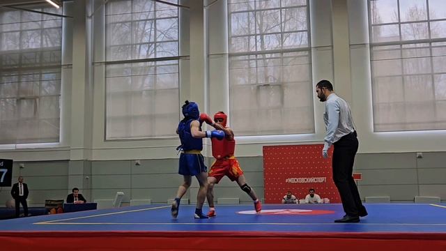 Ушу-саньда, Кирилл Завьялов, син. 1/2, Чемпионат и первенство России 04.2025г.  г. Москва