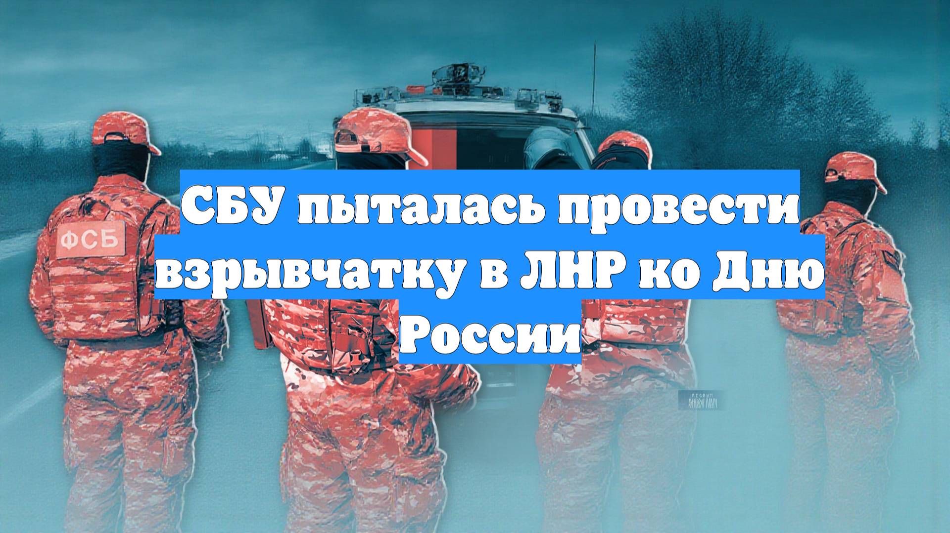СБУ пыталась провести взрывчатку в ЛНР ко Дню России