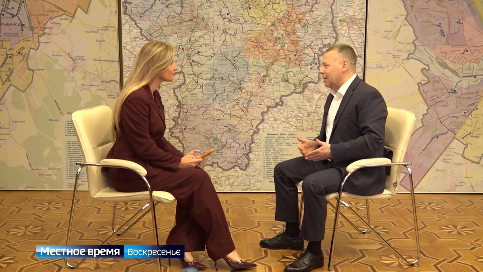 Интервью с губернатором Ярославской области Михаилом Евраевым