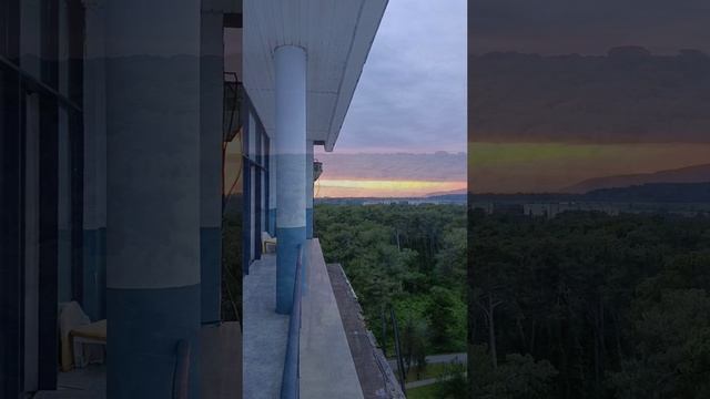 Абхазия Пицунда корпус Бзыбь кафе смотровая площадка
