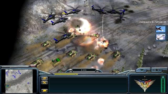 4 Command & Conquer ꞉ Generals - USA Mission 3 (Brutal)