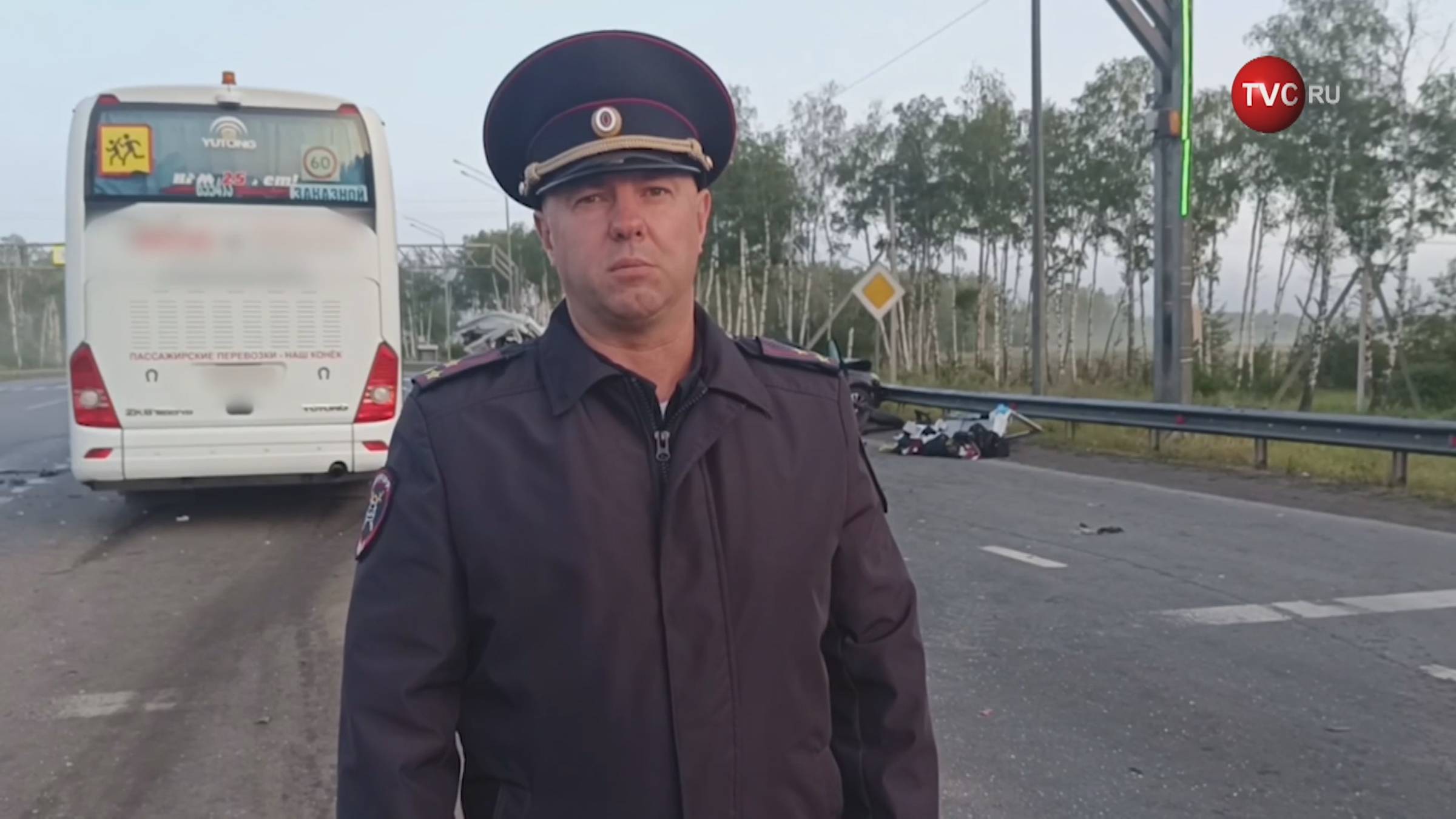 Смертельное ДТП с автобусом произошло во Владимирской области / События на ТВЦ