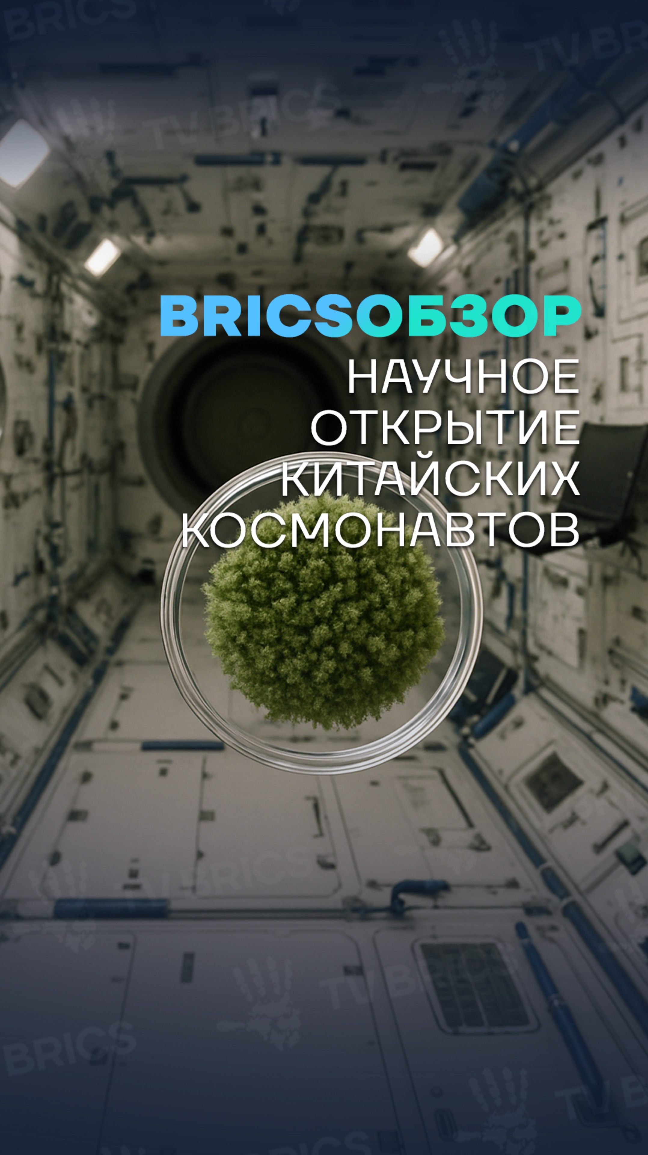 🌎 #BRICSобзор ➡️ На борту китайской космической станции обнаружен новый вид микробов