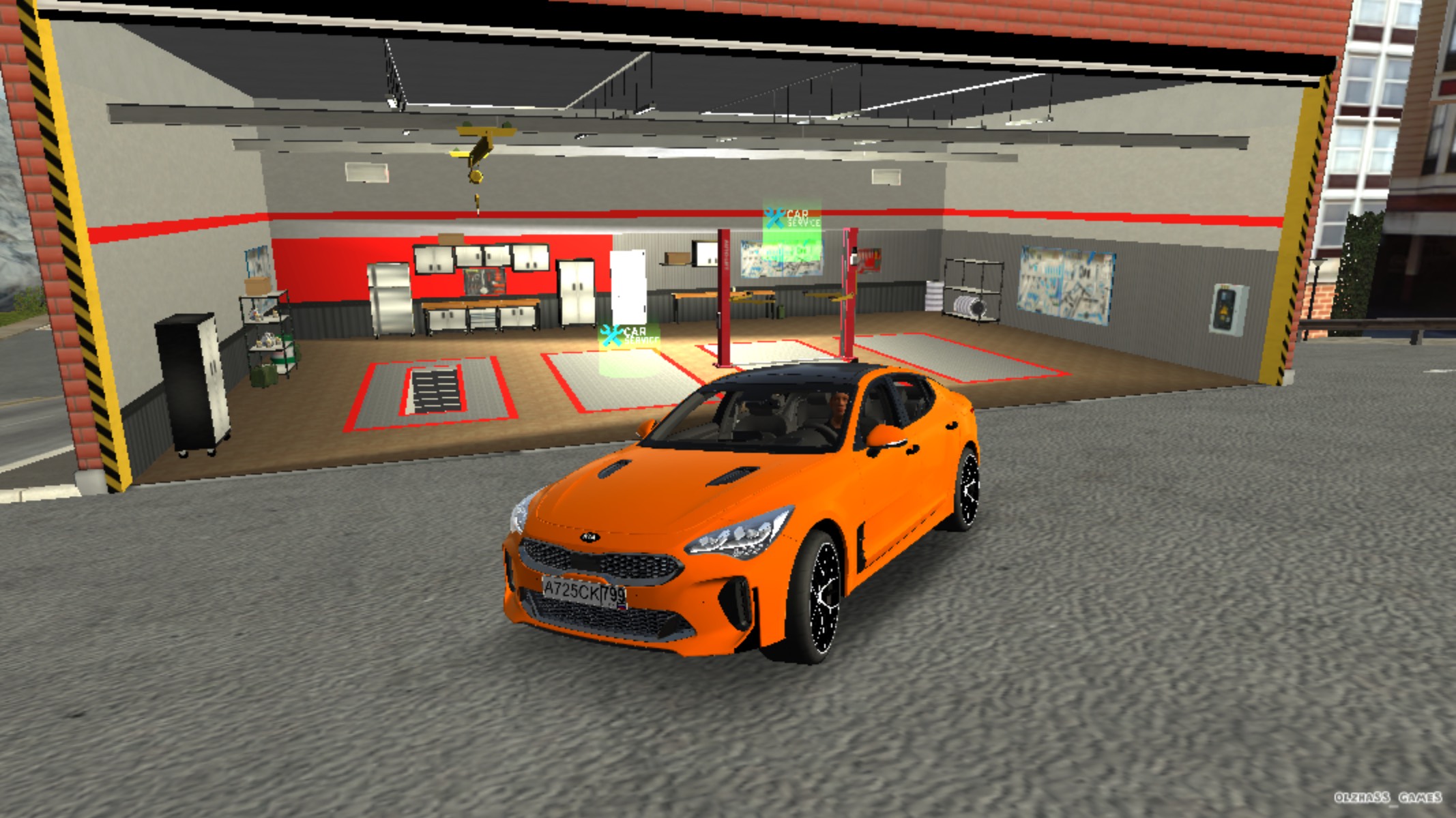 Мой день. В Кар паркинге с нарушениеми