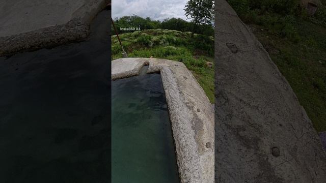 Кындыгские термальные источники с высоты