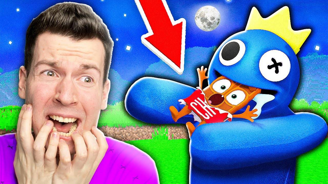 😱 СИНИЙ из РАДУЖНЫЕ ДРУЗЬЯ  СЪЕЛ  Шоколадку ЧОКО в Майнкрафт ! ВЛАДУС