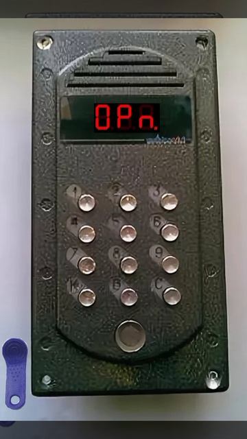 Домофон Raikmann CD-2255 открыл ключом ун-4