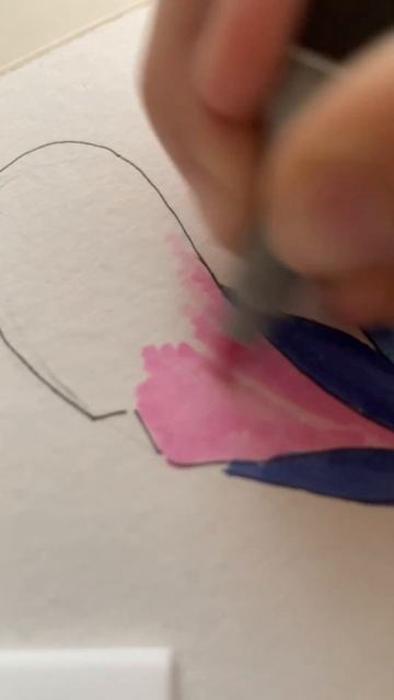 Раскрашиваю Стича  #art #рек #рисунок #рисование #music #diy #drawing #asmr