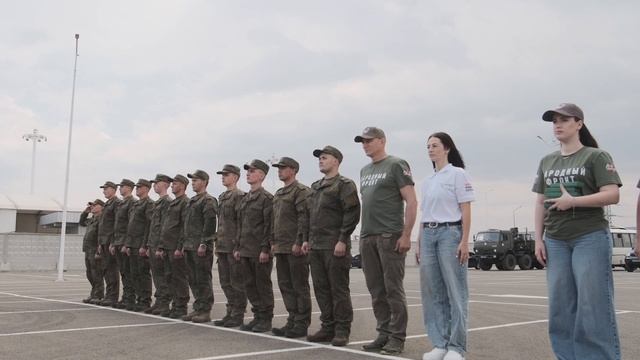 Триста мотоциклов гуманитарной помощи.