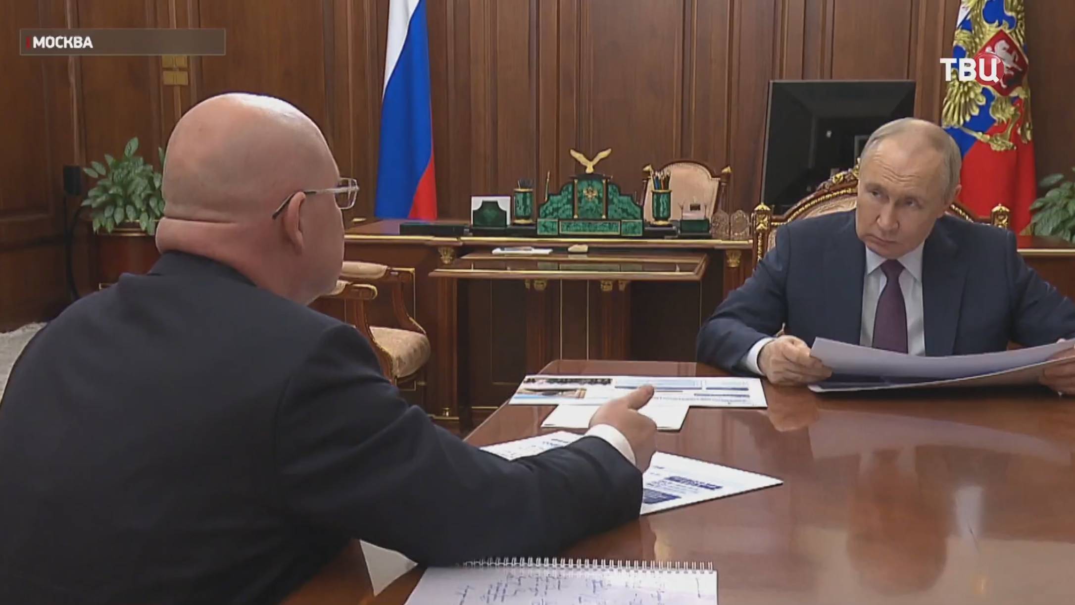 Путин провел рабочую встречу с губернатором Севастополя / События на ТВЦ