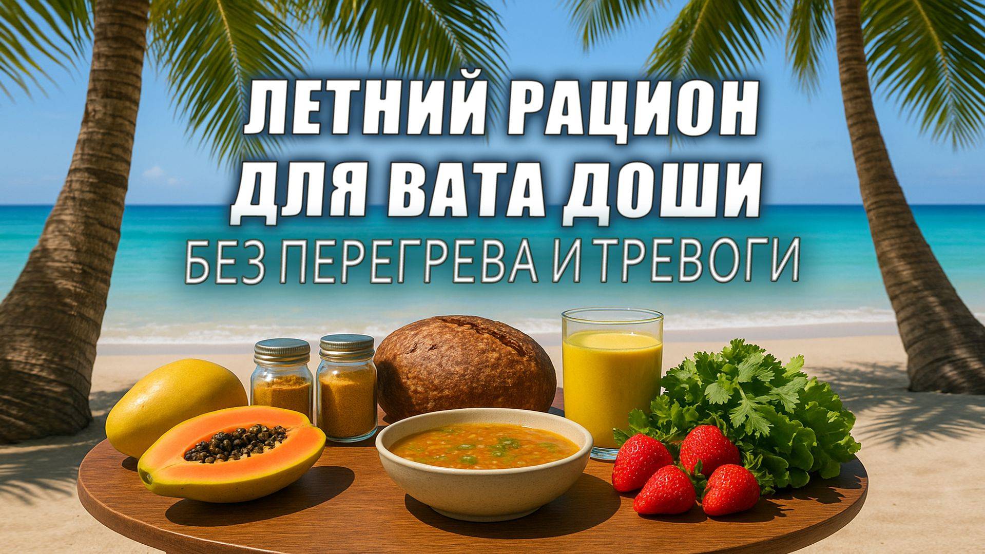 Летняя диета для вата-доши: что есть, чтобы не терять энергию