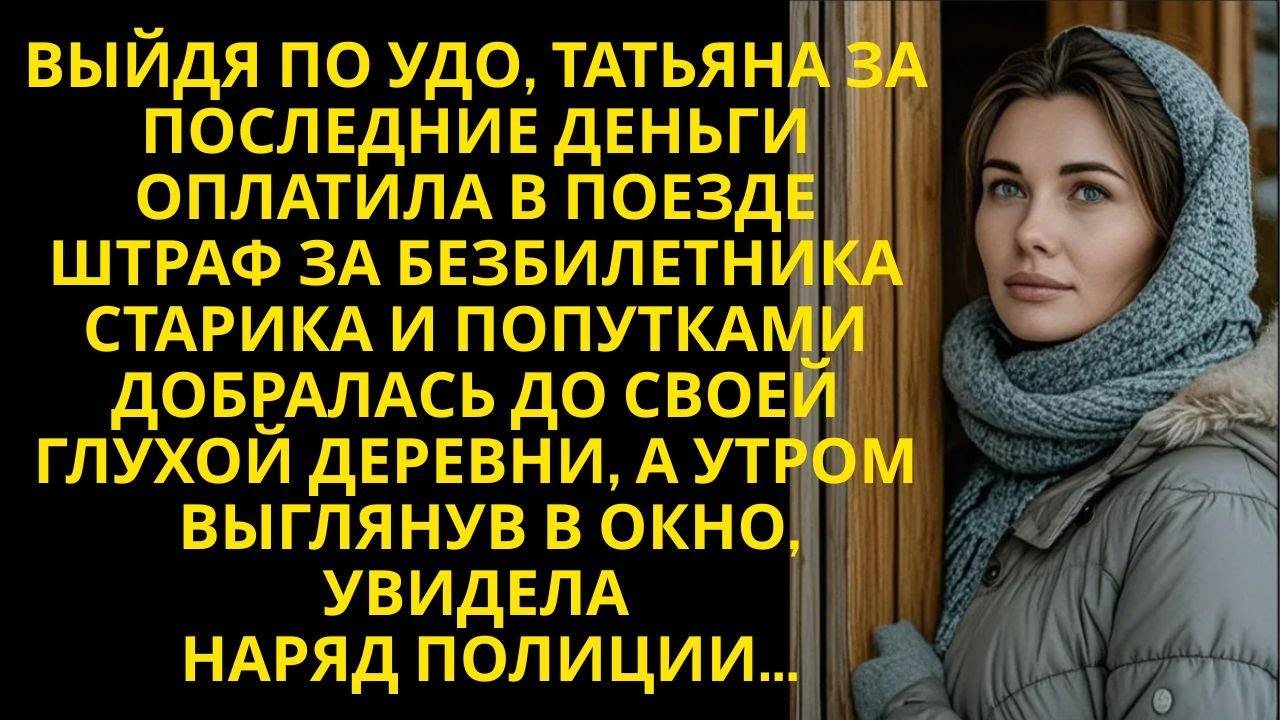 Выйдя по УДО, отдала в поезде последние деньги за безбилетника, а на утро выглянув в окно....