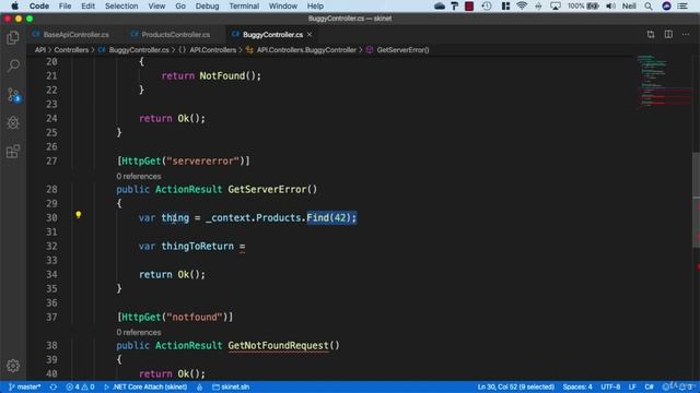 050 Creating a test controller for errors