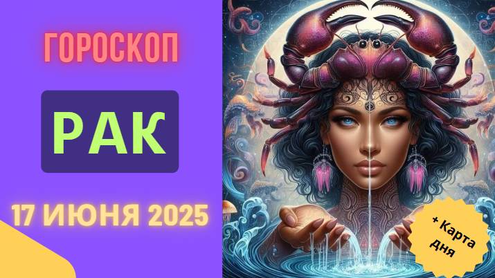 ♋ ГОРСКОП НА СЕГОДНЯ 17 ИЮНЯ ДЛЯ РАКОВ – ОТКРОЙТЕ ДВЕРЬ ВНУТРЕННЕГО СПОКОЙСТВИЯ