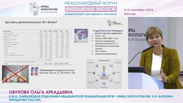 Обухова О А  Влияние периоперативного высокобелкового сипинга на результаты лечения больных НМРЛ