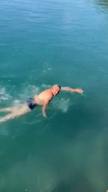 Заплыв у дворца Мирамаре, Адриатика