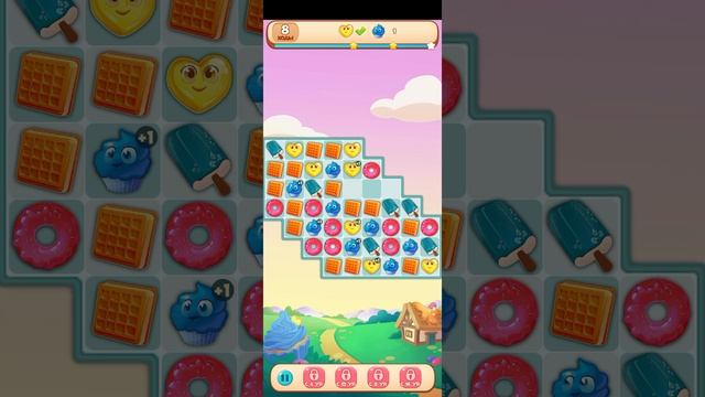 МОБИЛЬНАЯ ИГРА ДОЛИНА СЛАДОСТЕЙ — УРОВЕНЬ 3