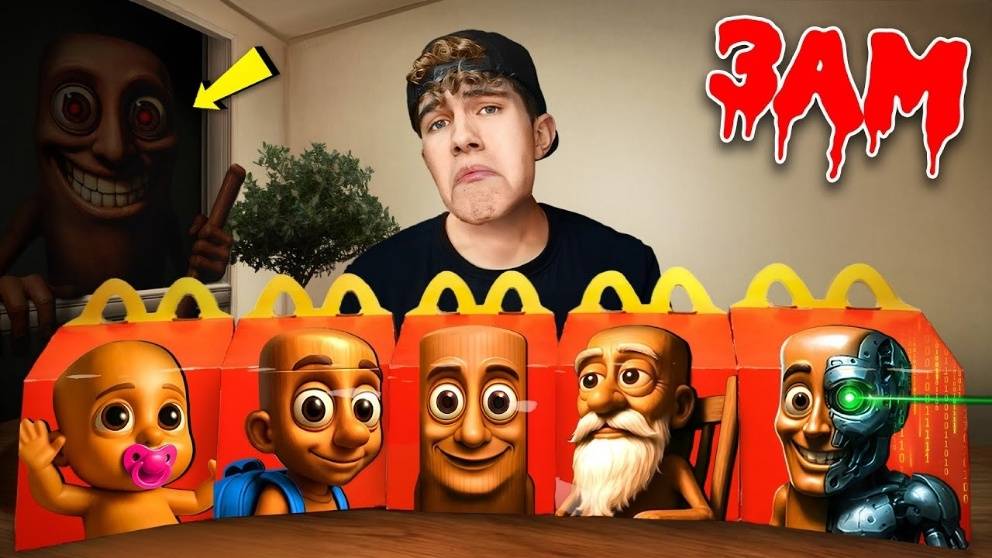 НИКОГДА НЕ ПОКУПАЙТЕ ВСЕ БЛЮДА TUNG TUNG SAHUR HAPPY MEALS в 3 ЧАСА НОЧИ!!