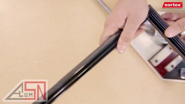 AlumSN® процесс изготовления. Москитная сетка Нортекс для конструкций из алюминия.