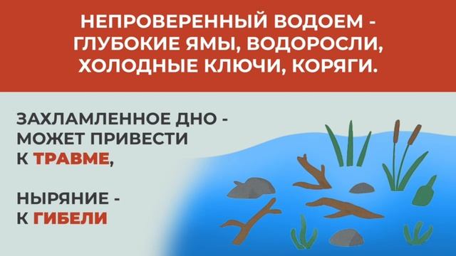Купание запрещено