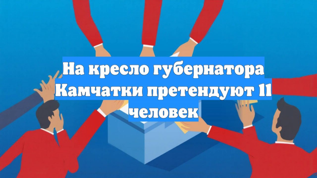 На кресло губернатора Камчатки претендуют 11 человек