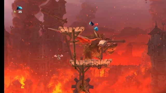 Rayman Legends. 15. Этап Тот, кто дышит огнем!