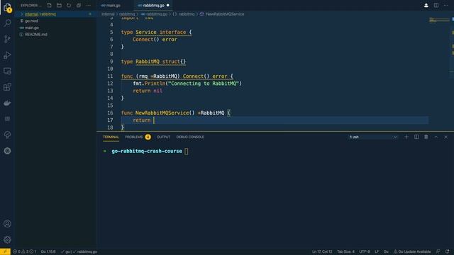 03 - Connecting to RabbitMQ in Go