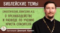 Синоптические Евангелия #51. О прелюбодействе и разводе по учению Христа Спасителя. о.Дмитрий Юревич