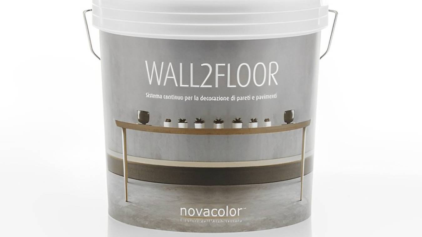 NOVACOLOR WALL 2 FLOOR - Aged Metal effect - Цементное покрытие. Инструкция по нанесению