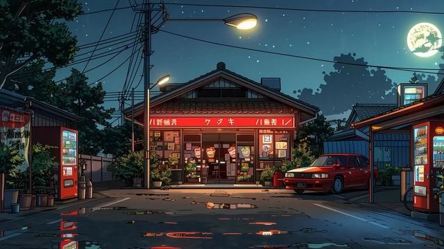 Тихая ночь в  Токио Lo fi City🌃 Lofi Beats для сна, расслабления Lofi music Lofi Live Лофи Хип Хоп