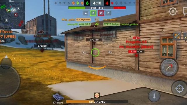 Играем в Tanks blitz (Lesta)