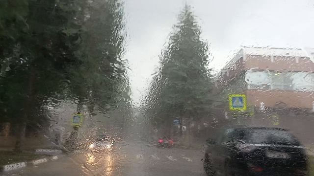 Вот это ливень!  Кисловодск 16 июня