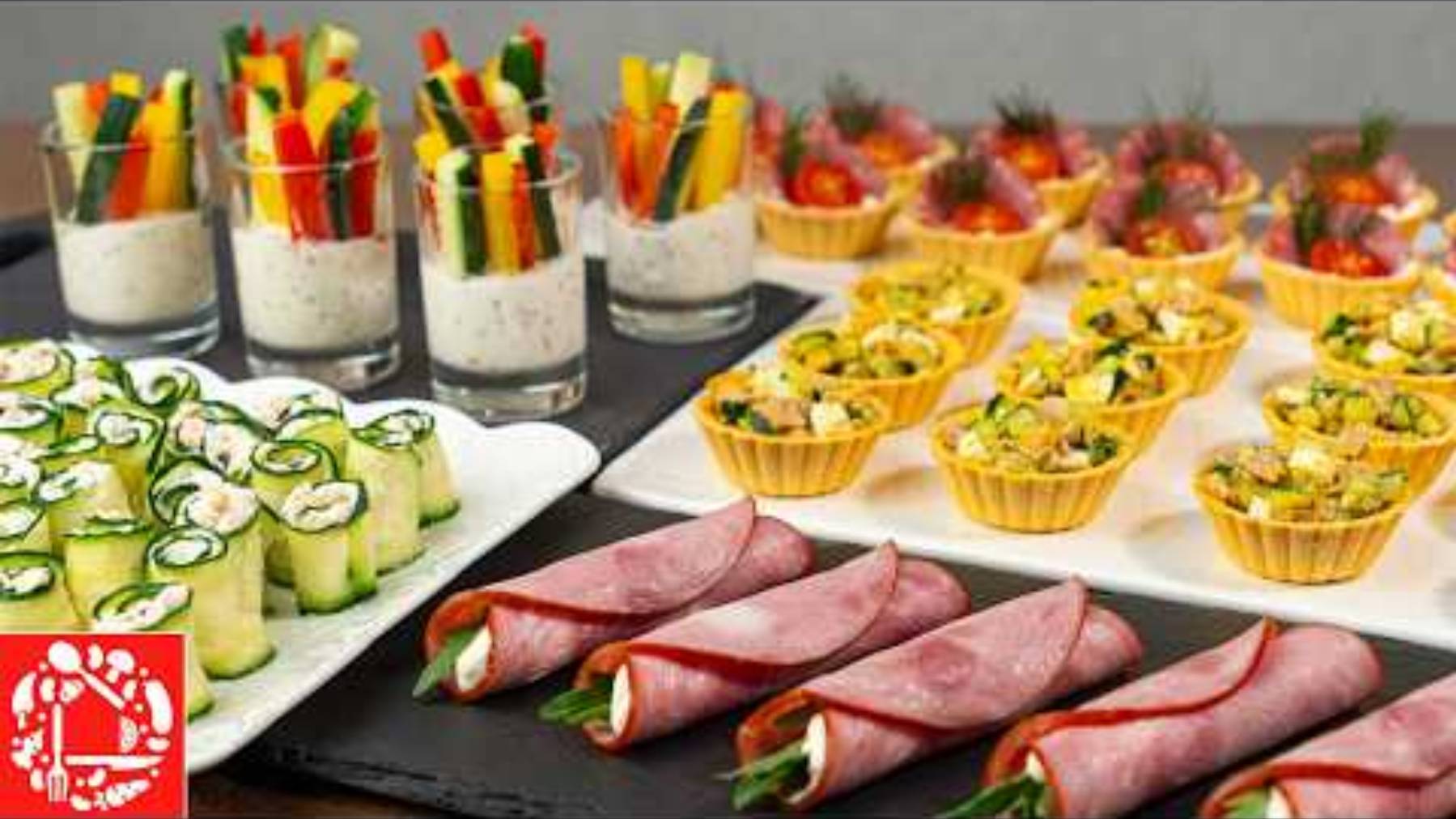 ЗАКУСКИ! ТОП 5 Новинок праздничных закусок! Вкусные, простые закуски!