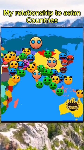 My relationship to asian countries