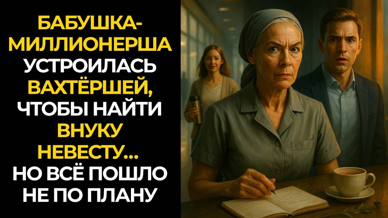 Бабушка миллионерша устроилась вахтёршей, чтобы найти внуку невесту… Но всё пошло не по плану