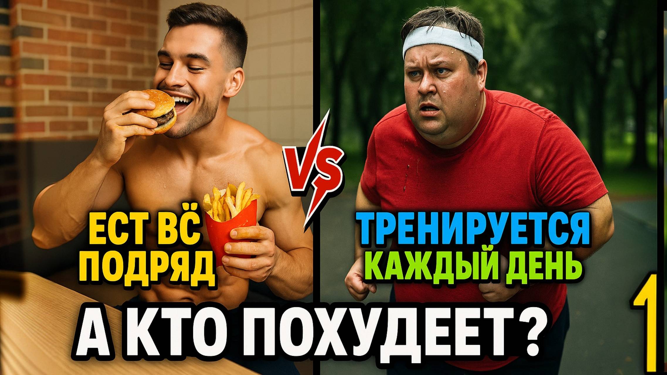 Лучше правильно питаться или усердно заниматься спортом?