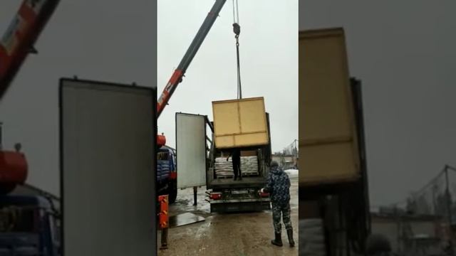 Погрузка тигельного пресса ML-1040