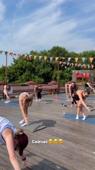 Первая тренировка на крыше