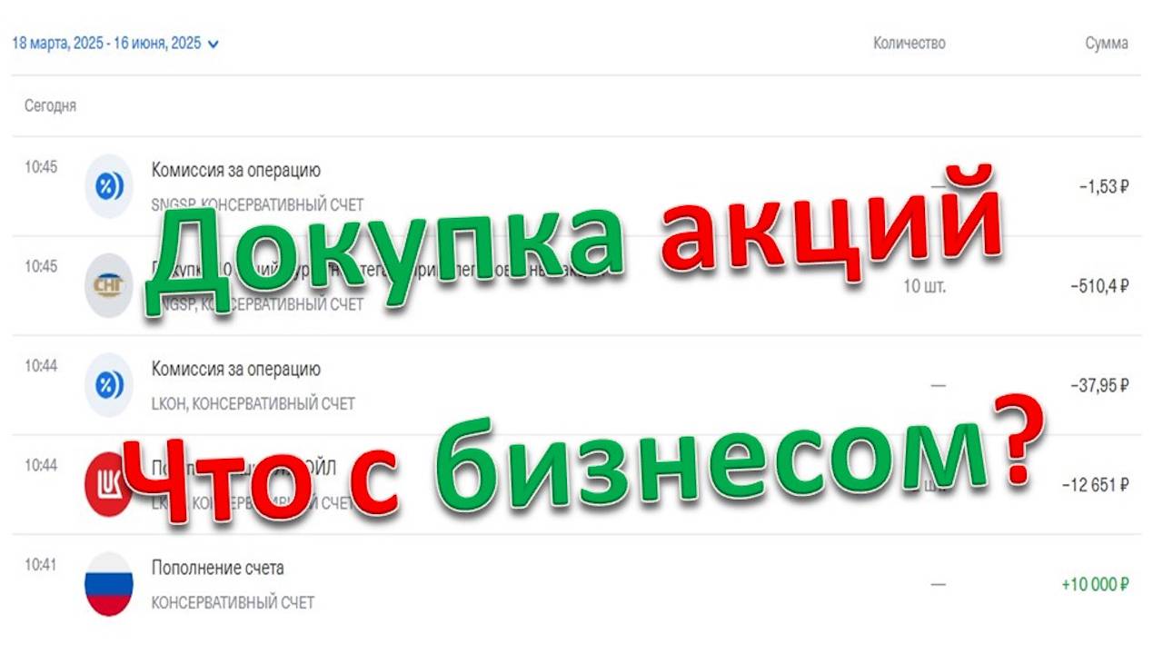 Докупка акций, и что с доставкой коктейльного аппарата?