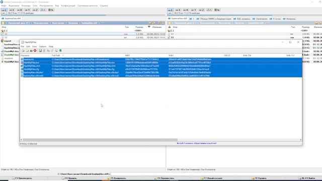 Сохранение хэша файлов