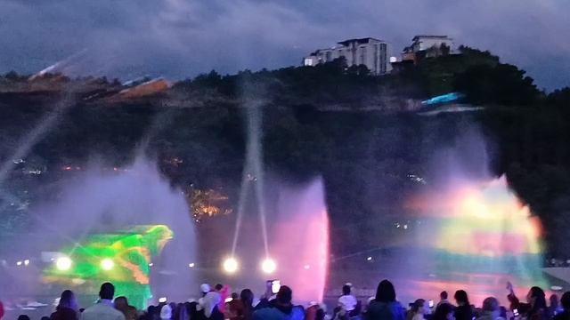 История Кисловодска в 3D-мэппинг шоу «Живая вода» на Старом озере 15.06.25г Полная версия
