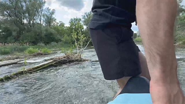 Влог на лодке по реке. Часть 1