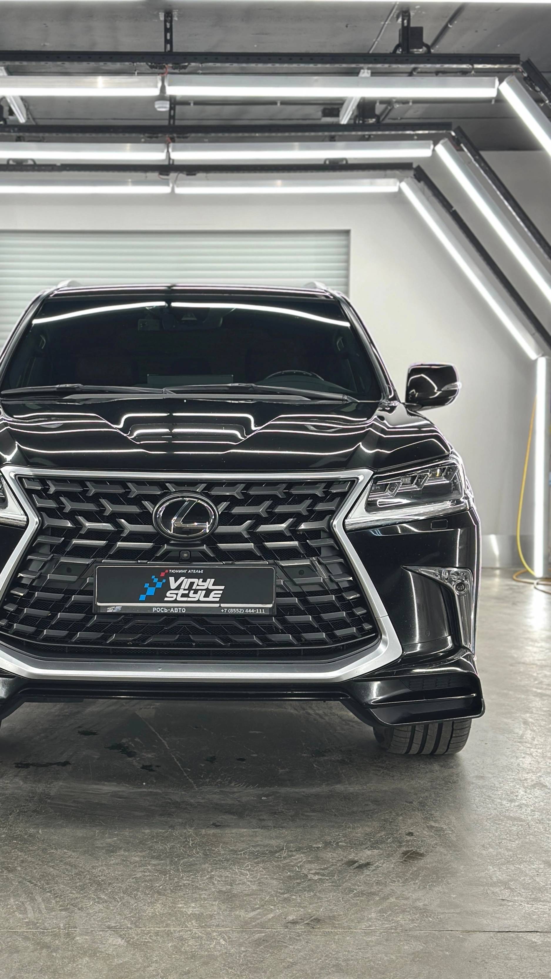 Полировка кузова Lexus LX 570 с нанесением керамики