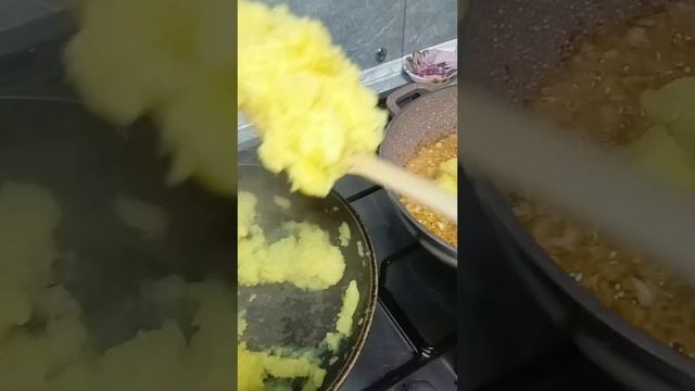 Картофель пуре и котлеты