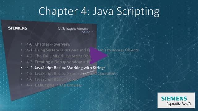 WinCC Unified v17 # 13 Working with strings in JavaScript #WinCCGURU