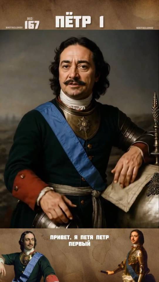 Петр I рассказал о себе