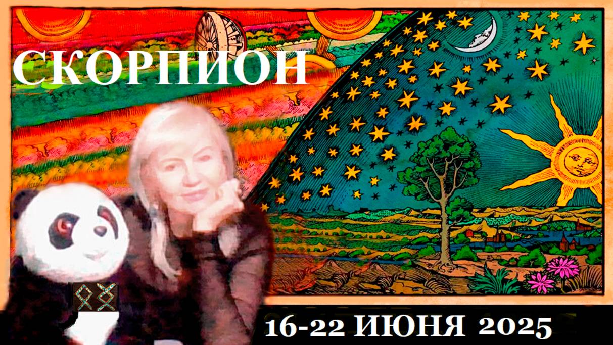 #TAROPANDAForLovers СКОРПИОН 16-22 ИЮНЯ 2025 "Продолжаешь, но по-другому"
