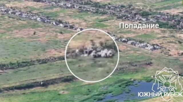 Уничтожение блиндажа ВСУ расчетом 120-мм миномета группировки "Юг" в районе н.п. Васюковка !!!